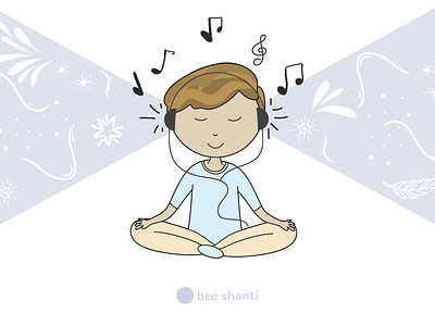 name a song that improves your mood design gratitude illustration yoga