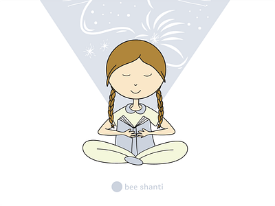 name a book you love reading design gratitude illustration yoga