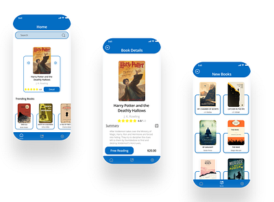 Books app UI design app design branding design graphic design illustration logo ui uiux ux vector