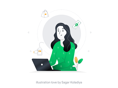 Clean Business Character Design Illustration in Illustrator 3d character character design characterdesign characters clean design flat flat design flat illustration flatdesign graphic design illustration illustration art illustrations illustrator sagar koladiya simple illustration video explainer