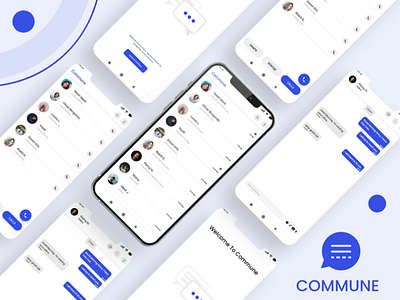 Commune App app commune design graphic design illustration ios app mobile mobile app ui ux web