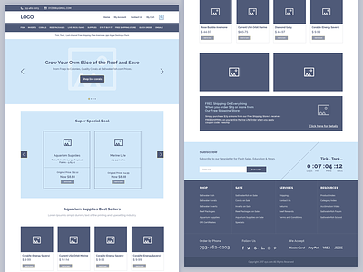 UX Flow | Wireframe for Ecommerce Website ecommence homepage mockup userflow ux website wire frame wireframes