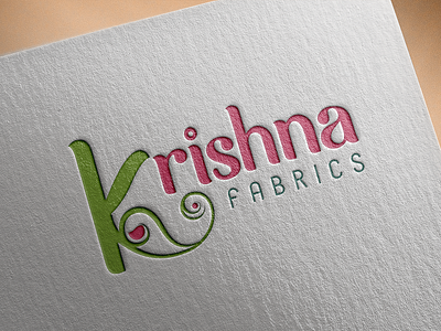 Logo Design for Krishna Fabrics