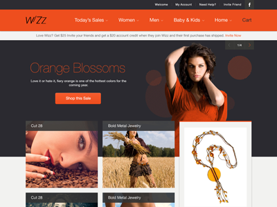 Wizz - eCommerce PSD Template