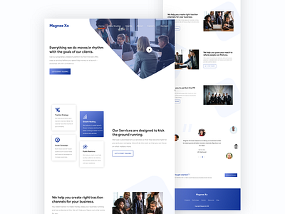 Website UI/UX Design for a PR Agency app branding design inspiration interaction design landing page mac marketing agency minimal shot typography ui ui ux ux website