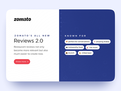 Reviews 2.0 – tags are a new content currency app branding design design system inspiration interaction design minimal mobile shot sushi ui ui ux ux zomato