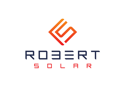 Robert Solar Logo futuristic logo solar