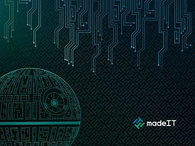 Mousepad Design for madeIT circuit board circuits death star it mouse pad mousepad pattern