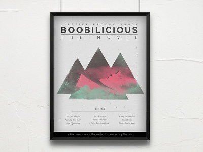 Boobilicious “The Movie“ - draft proposal lipstick productions movie poster