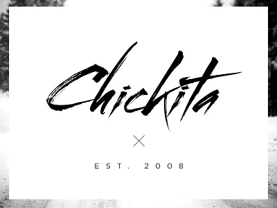 Chickita Magazine black and white chickita chickita magazine logo rebrand
