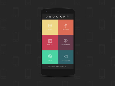 DrogApp app design drogapp drogart graphic mobile rainbow