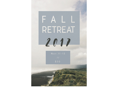 Fall Retreat Poster Copy