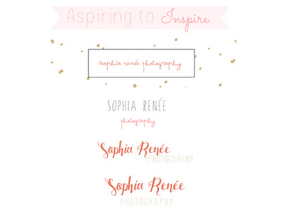 Sophia Zempel Logo Evolution Graphic Photoshop 8.32 X 9.45