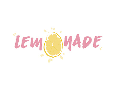 Lemonade design font graphic lettering logo