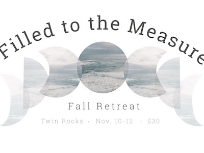 Fall Retreat Poster 2 ocean photography poster design white space