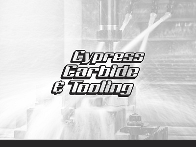 Cypress Carbide & Tooling Branding branding carbide design graphic design houston identity logo machinery mark texas tooling vector