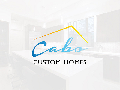 Cabo Custom Homes branding builders construction design home identity logo mark type typography