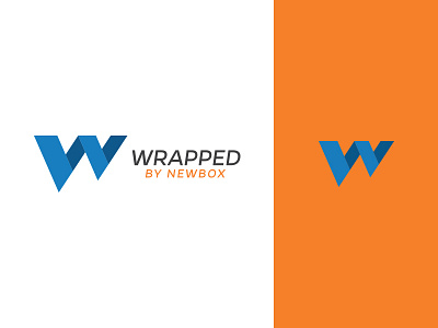 Wrapped branding design flat graphic design identity logo mark simple