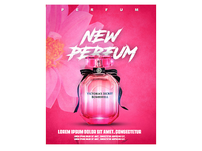 poster design for perfume