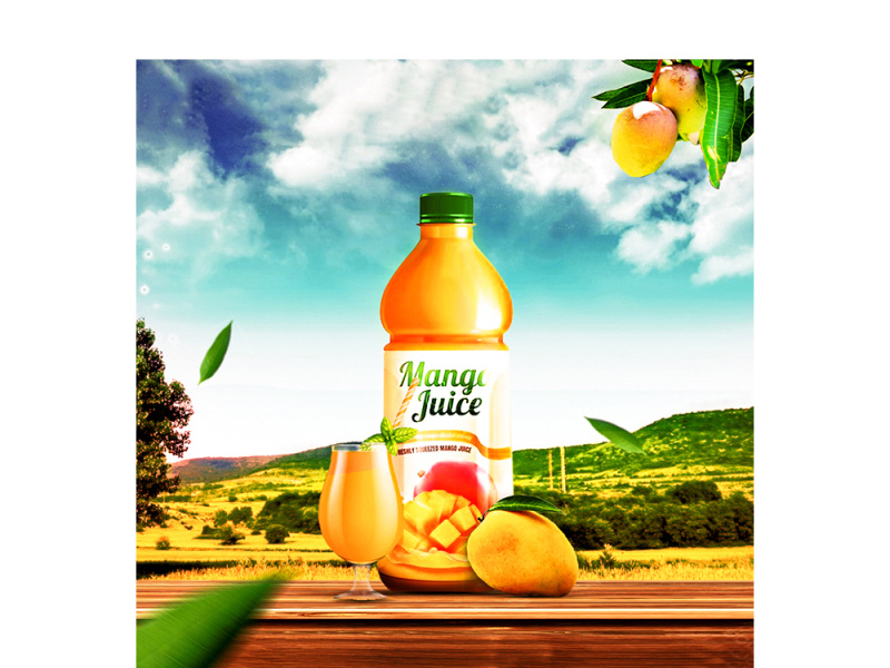 Mango juice poster design by Abdullah on Dribbble