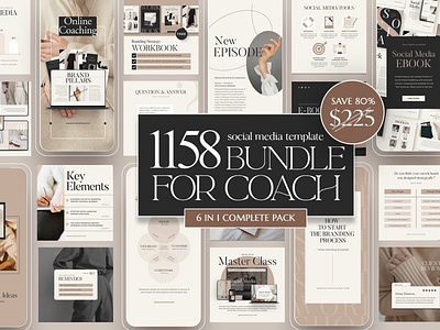 Instagram Coach Bundle CANVA PS