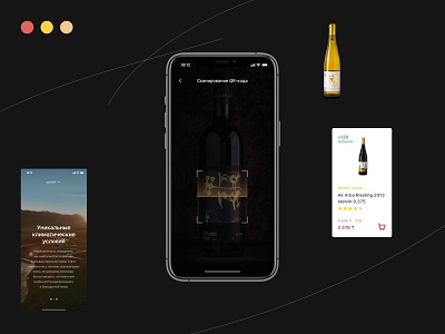 Arba Wine alcohol almaty app ios kazakhstan mobile ui ux wine wine bottle
