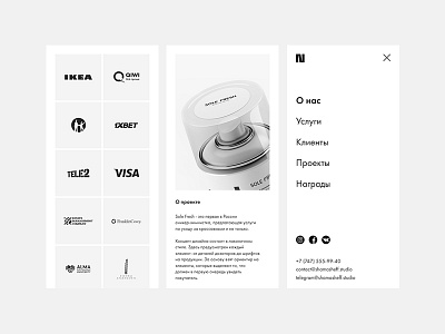 Untitled studio almaty clean identity iphone 10 iphone x ui white