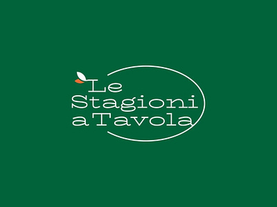 Le Stagioni a Tavola. Online fresh food store branding design graphic design lettering logo