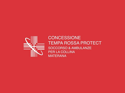 Concessione Tempo Rossa. Social health related project. branding design graphic design lettering logo