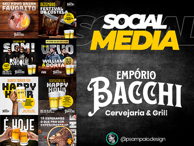 Social Media Design | Empório Bacchi branding design graphic design