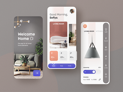 Smart Home / Mobile App 🌞Light Mode