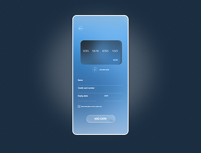 Daily UI 002 Credit card 002 card credit card dailyui dailyui 002 design ui