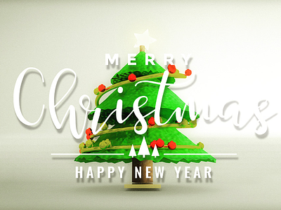 Merry Chirstmas 3d c4d pts
