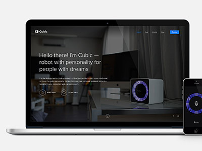 Cubic site cubic design device site web webdesign