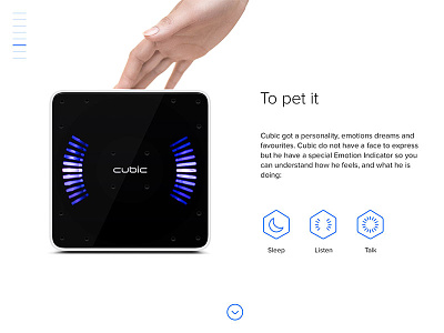 Cubic Robotics site design device site web webdesign