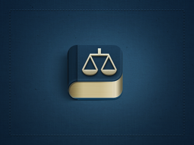 Book Icon app book icon ios iphone lawyer mobile