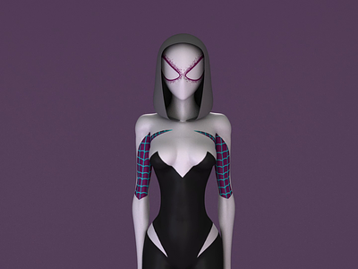 Spider-Gwen Joins Tik Tok ( Sound On) 3d animation animation autodesk autodesk maya spider gwen spiderman tiktok
