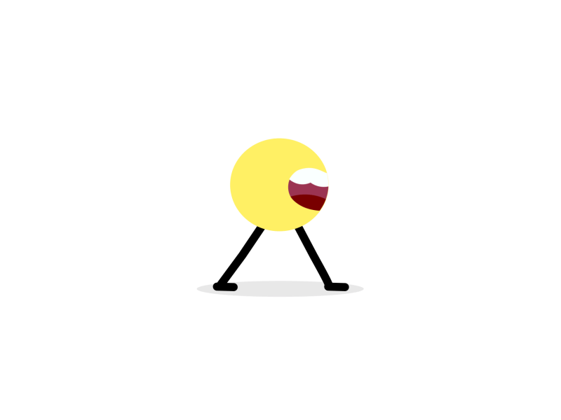 Emoji on a Stroll 2d after animation daily debut design effects gif graphics motion simple