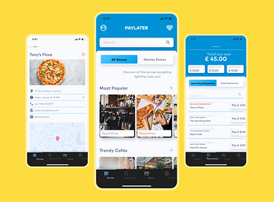 Paylater app design product ui ux