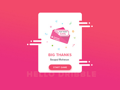 Hello Dribbble