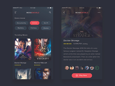 Movie App Design