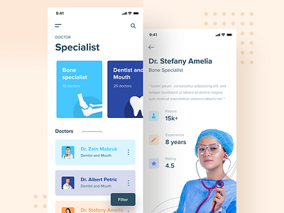 Doctor App Exploration app branding clean design flat icon minimal typography ui ux vector