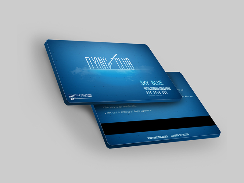 Flying Club | Membership Card by Marina Utami on Dribbble