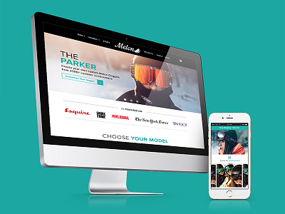 Melon Optics | Website Redesign design digital graphic online redesign responsive ui web webdesign website