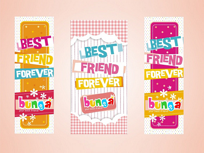 Bunga Accesories | Banner Design banner branding design digital girly graphic layout print vector