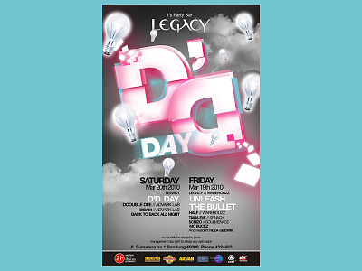 Legacy Bar | Flyer Design billboard composition cool digital flyer graphic layout legacy print