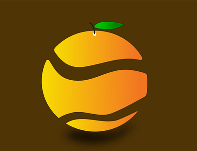 orange 3d adobe illustrator animation branding fruit logo graphic design logo orange logo package design typography