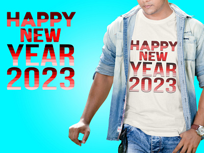 Happy new year 2023 T shirt design