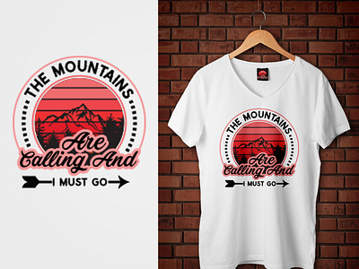 The mounting T shirt Design