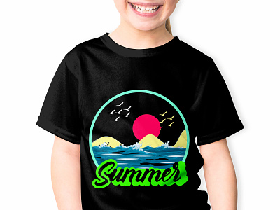 Summer T-shirt customize shirts near me design graphic design illustration student student t shirt design summer t shirt t shirt graphic typography
